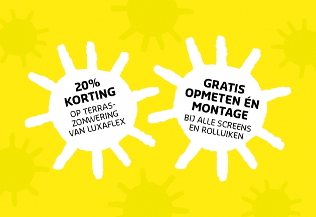 De Zonnige Voorjaarsweken zijn er weer!